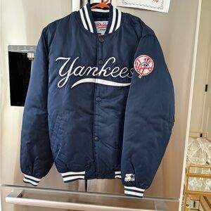 STARTER Yankees Navy Varsity Jacket
